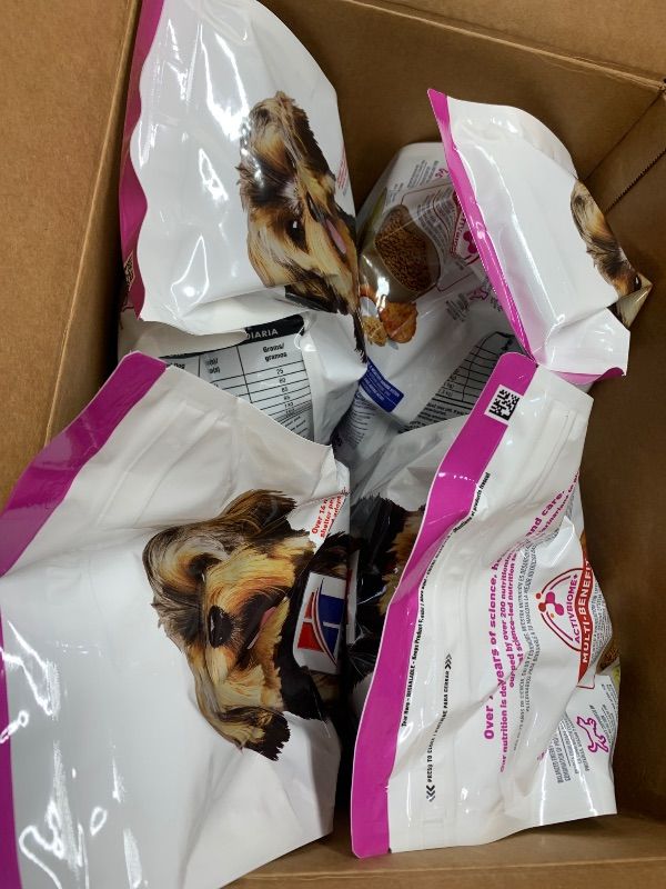 Photo 1 of ***FACTORY SEALED***Hill's Science Diet Small & Mini, Adult 1-6, Small & Mini Breeds Premium Nutrition, Dry Dog Food, Chicken & Brown Rice, 4.5 lb Bag 4 pack