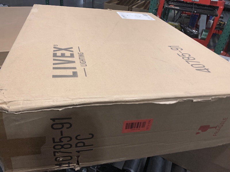 Photo 1 of ***FACTORY SEALED***Livex Lighting 40785-91 Transitional Five Light Chandelier from Laurel Collection in Pwt, Nckl, B/S, Slvr. Finish, Brushed Nickel