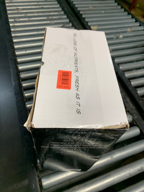 Photo 1 of ***(missing parts)***Juicer Machines with 5.4" Large Feed Chute, 400W Cold Press Juicer for Whole Vegetables and Fruits, Slow Masticating juicer Easy to Clean Juice Extractor Machine High Juice Yield(Titanium Gray)