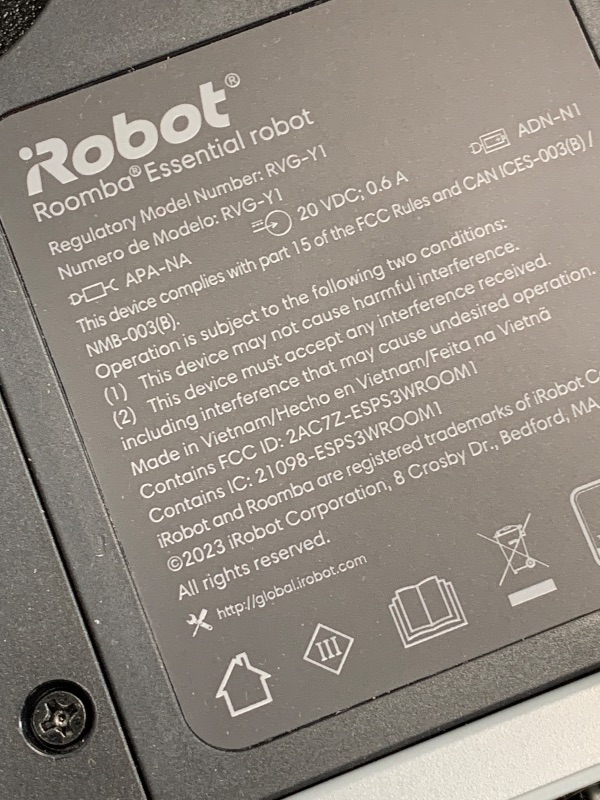 Photo 1 of (see all images) iRobot Roomba Vac Robot Vacuum (Q0120) - Easy to use, Power-Lifting Suction, Multi-Surface Cleaning