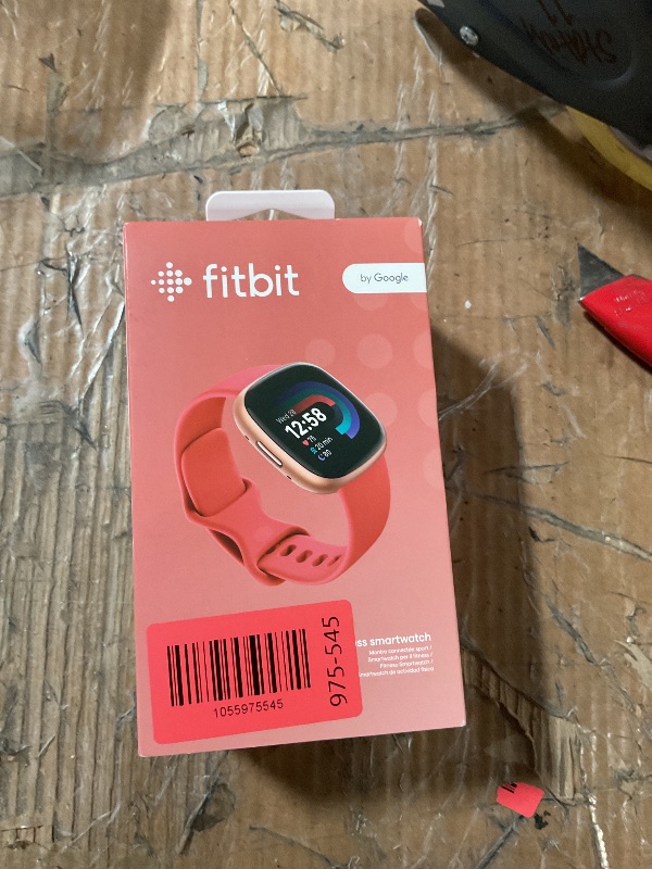 Photo 1 of * factory sealed *
Fitbit Versa 4 Fitness Smartwatch with Daily Readiness, GPS, 24/7 Heart Rate, 40+ Exercise Modes, Sleep Tracking and more, Pink Sand/Copper Rose, One Size (S & L Bands Included)