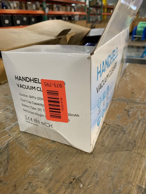 Photo 1 of *** PARTS ONLY****    YOOHI Handheld Vacuum Cordless Rechargeable – 6000Pa Mini Hand Held Vacuum, LED Light, 20–25 Mins Runtime, USB Charging, 500ML Cup – Lightweight Small Vacuum Cleaner Cordless for Car/Office/Home