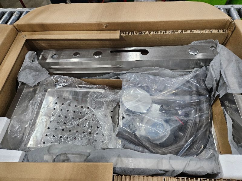 Photo 1 of ***STOCK PHOTO FOR REFERENCE ONLY***Ruvati 32-inch Rounded Corner Undermount Kitchen Sink Single Bowl – 16 Gauge Stainless Steel Kitchen Sink with Accessories and Brushed Finish hides scratches, Easy-to-Clean Undermount Sinks - RVH7400
Amazon's Choice