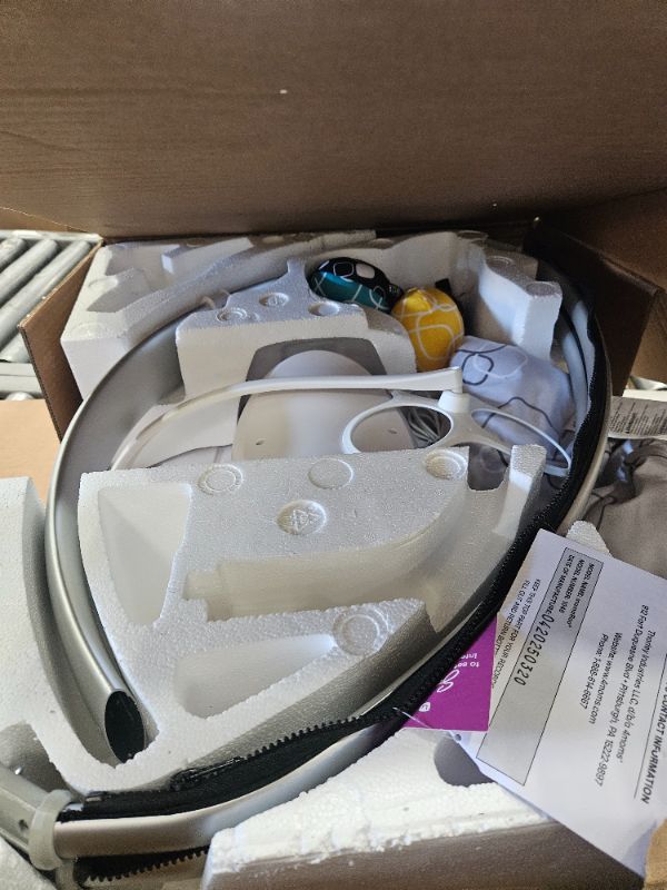 Photo 1 of ** FOR PARTS ONLY, MISSING SEAT ASSEMBLY ** 4moms MamaRoo Multi-Motion Baby Swing, Bluetooth Enabled with 5 Unique Motions, Grey