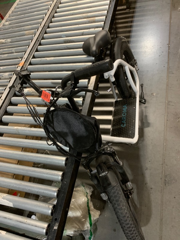 Photo 1 of ****DAMAGED POWER CABLE***
Caroma 819W Foldable Electric Scooter Adults, 20" Fat Tire Electric Bike with 500Wh Battery, Up to 30Miles & 20MPH, Adult Electric Bicycles for Commuting with Basket&Adjustable Seat