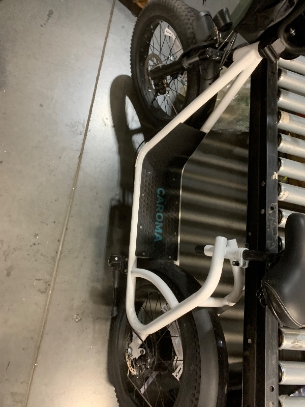 Photo 1 of ****DAMAGED POWER CABLE***
Caroma 819W Foldable Electric Scooter Adults, 20" Fat Tire Electric Bike with 500Wh Battery, Up to 30Miles & 20MPH, Adult Electric Bicycles for Commuting with Basket&Adjustable Seat