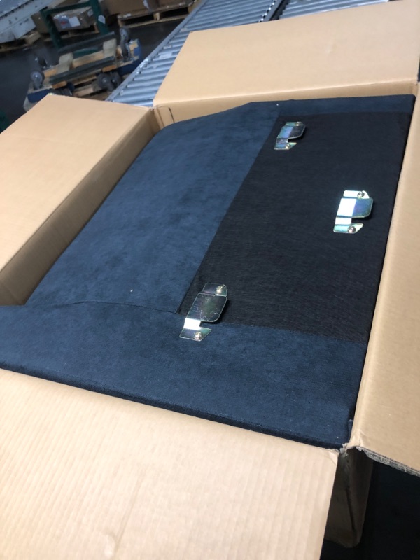 Photo 1 of ****BOX 3 OF 3 ONLY*********Hybition Modern Velvet Sofa Convertible L-Shaped Sofa Pull Out Sleeper Sofa Bed