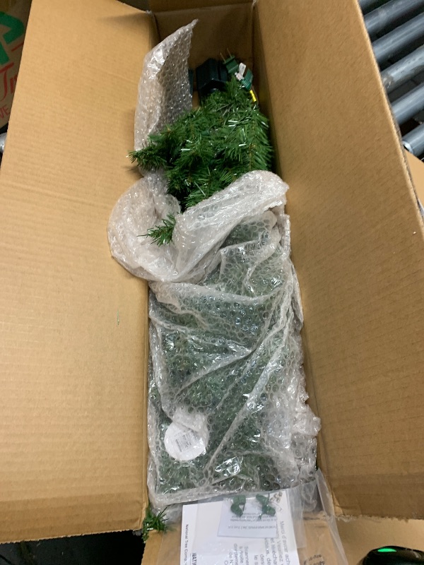 Photo 1 of ***STOCK PHOTO FOR REFERENCE ONLY***National Tree Company 7 ft Pre-Lit Dunhill Fir Full Artificial Christmas Tree, 700 Clear Lights, 2,144 Tips, Includes Stand, Green