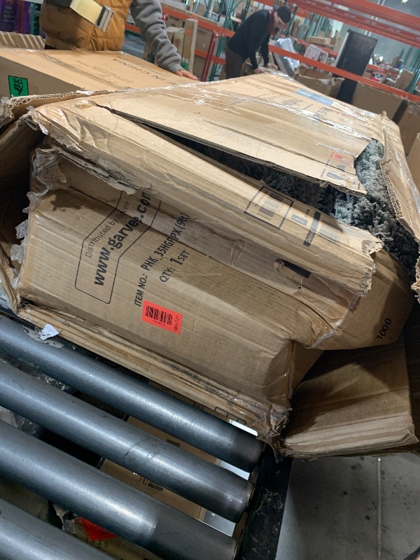 Photo 1 of **************MISSING PARTS, INCLUDING THE STAND***************
GarveeHome 9 ft Prelit Artificial Christmas Tree with Warm White Lights, Snow Flocked Full Xmas Tree with 1800 Branch Tips, 900 LED Lights & Foldable Stand, Green & White Christmas Decoration