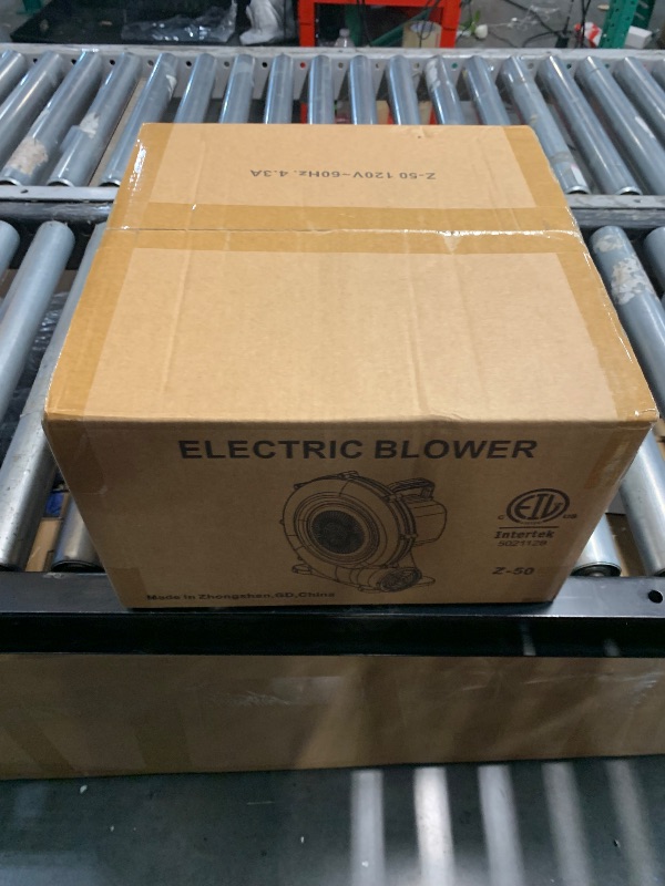 Photo 1 of (missing hose for water function) Heavy Inflatable Water Slide Park, Double Slide Climbing Wall Fountain for Outdoors, Equipped with Air Blower