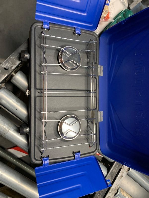 Photo 1 of ***(MISSING PARTS/ SEE NOTES FOR DETAILS)***Stansport 2-Burner Regulated Propane Stove - 20,000 BTUs