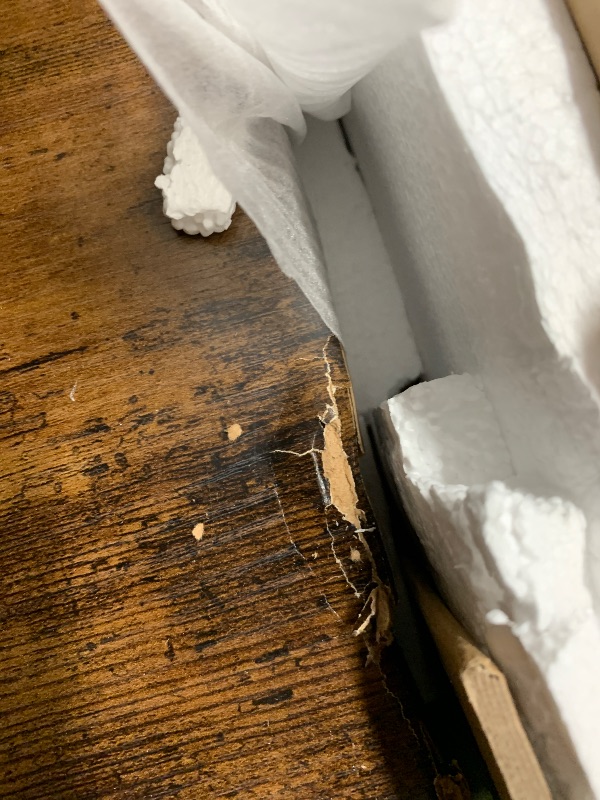 Photo 1 of ***DAMAGED - SEE NOTES/PICTURES***
LITTLE TREE 70.9 Inch Long Entryway Console Table, Industrial Behind Sofa Couch Table for Living Room