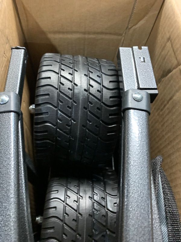 Photo 1 of ***STOCK PHOTO FOR REFERENCE ONLY***
MacSports XL Heavy Duty Collapsible Outdoor Folding Camping Gear Grocery Cart Portable Lightweight Utility Adjustable Rolling Cart All Terrain Sports Beach Wagon with Cargo Net