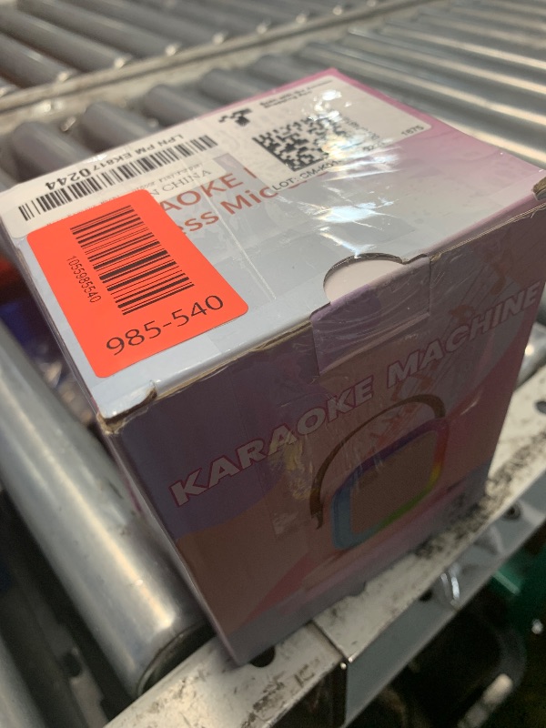 Photo 1 of ?2025 Newest? Mini Karaoke Machine for Kids Girls & Boys - Portable Bluetooth Speaker with 2 Wireless Microphones - Kids Birthday Gifts for Ages 4-10 - Kids' Instrument Accessories - Purple