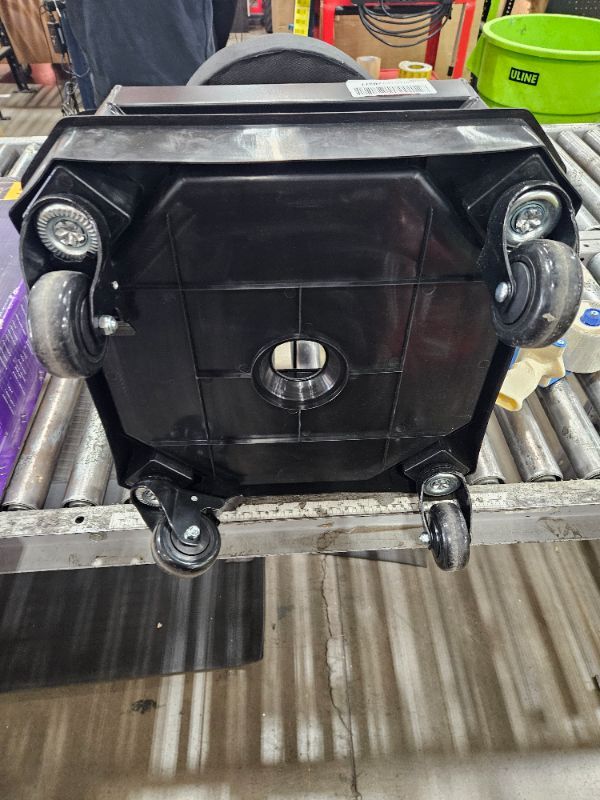 Photo 1 of  FreekyFit Adjustable Shop Stool,Garage Mechanic Stool Chair,Work Seat for Workshop, Adjustable Height, 360° Swivel Padded Square Seat,Tool Storage, 350 LBS Capacity, Heavy Duty, Blue