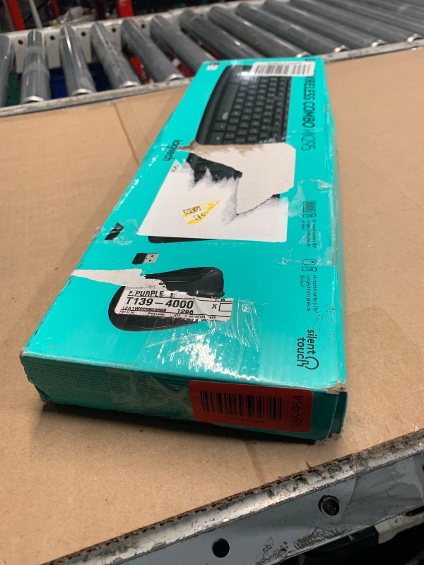 Photo 1 of (MISSING USB) Logitech MK295 Wireless Mouse & Keyboard Combo with SilentTouch Technology, Full Numpad, Advanced Optical Tracking, Lag-Free Wireless, 90% Less Noise - Graphite