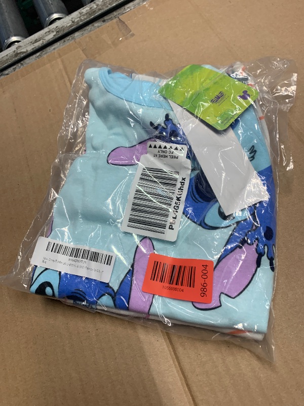 Photo 1 of ***MISSING BOTTOM****Disney Toddler Lilo and Stitch Pjs for Girls, 4 Piece Snug Fit Cotton Lilo & Stitch Pajamas for Girls, 4T Blue