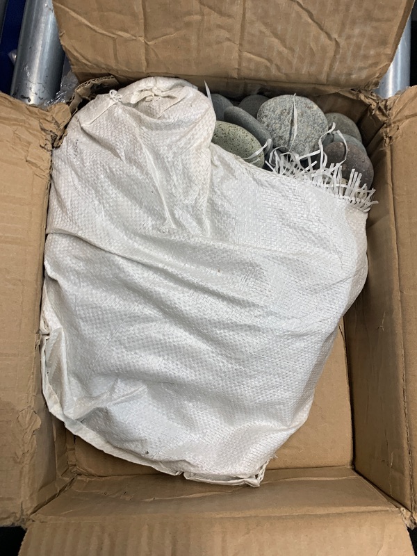 Photo 1 of [About 97 PCS - 105 PCS](18 Pounds) Painting Rocks,2.33"-3.72" River Rocks,DIY Rocks,Flat Rocks,Craft Rocks,Natural Stones