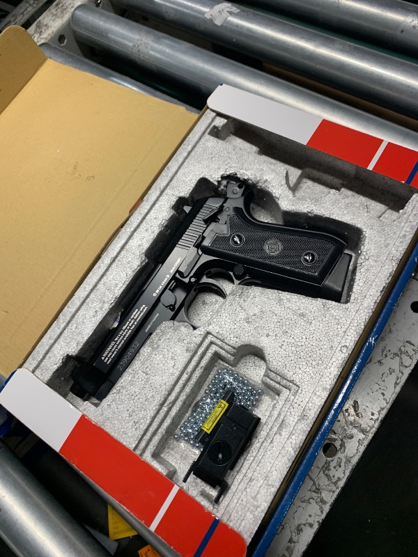 Photo 1 of (missing pieces) Crosman CFAMP1L Full Auto P1 CO2-Powered BB Air Pistol With Laser Sight (Class II <1 mW)