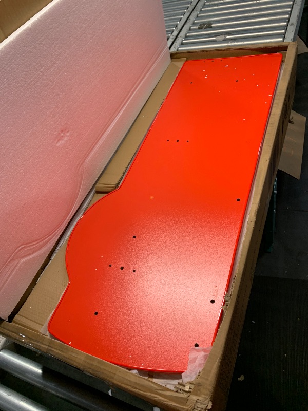 Photo 1 of (box 2 , parts only) KEIKI Twin Size Heroes Fire Truck Car-Shaped Bed Frame with Wheels, for Boys and Girls, Modern Style Platform Car Bed with Solid Wooden Slats, Easy Assembly, No Box Spring Required, for Bedroom, Red