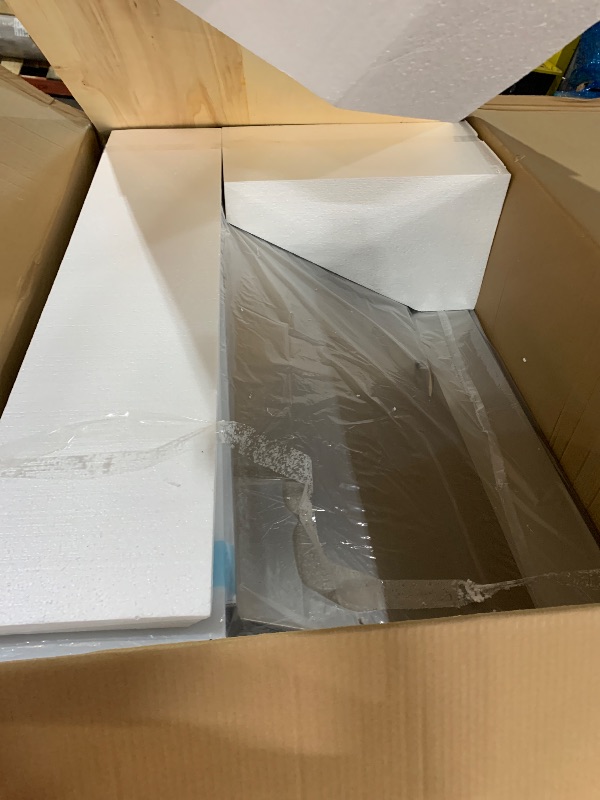 Photo 1 of ***DAMAGED, WHEELS BENT, SEE PHOTOS | TRUCK/TRAILER PICKUP ONLY*** Leacco Refrigerated Sandwich Salad Prep Table, Commercial Workstation Refrigerators with 18 Pans, 48"