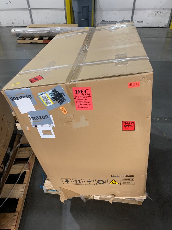 Photo 1 of ***DAMAGED, WHEELS BENT, SEE PHOTOS | TRUCK/TRAILER PICKUP ONLY*** Leacco Refrigerated Sandwich Salad Prep Table, Commercial Workstation Refrigerators with 18 Pans, 48"