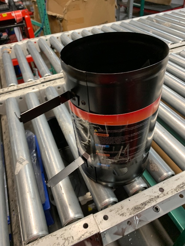 Photo 1 of ***MISSING HANDLE*** Mr. Bar-B-Q Chimney BBQ Starter, Black