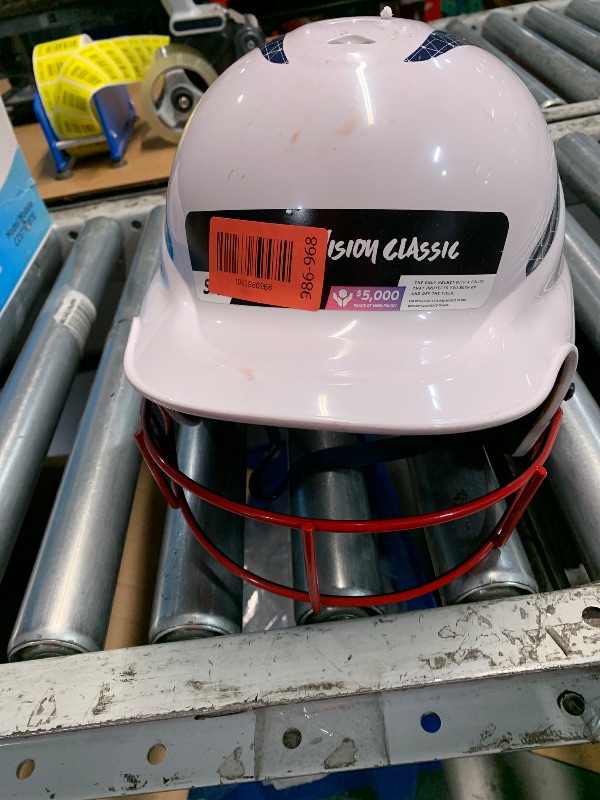 Photo 1 of ***DAMAGED, GLUE MELTED, SEE PHOTOS*** RIP-IT | Vision Classic 2.0 Softball Batting Helmet | American Spirit | Lightweight Women's Sport Equipment
