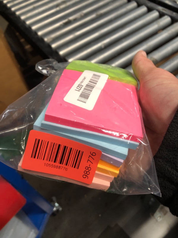 Photo 1 of (18 Pads) Sticky Notes 3x3 inch, Self-Stick Pads Bright Colors Sticky Note, Recyclable, Easy to Post for Home, Office, Notebook