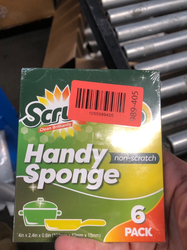 Photo 1 of ***FACTORY SEALED***SCRUBIT Cellulose Scrub Sponge - Kitchen Cleaning Sponges for Dishes, Pans, Pots & More- 6 Pack Dishwashing Sponges - Colors and Packaging May Vary