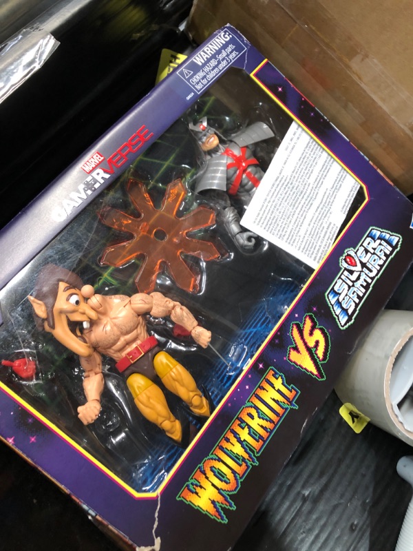 Photo 1 of ****NOT WOLVERINE*****Marvel Legends Series Gamerverse Wolverine vs Marvel's Silver Samurai, Retro Video Game -Inspired Collectible 6-Inch Action Figures