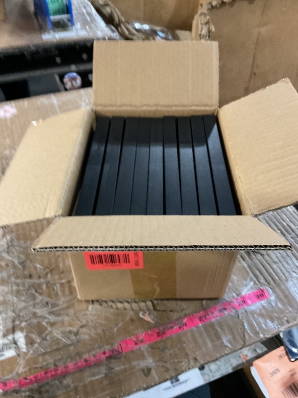 Photo 1 of (missing 2 pieces)(see images for minor damage) HappyHapi 4x6 Picture Frames Set of 10, Tabletop or Wall Display Pictures 3.5x5 with Mat or 4x6 Without, Multi Photo Frames Collage (Black)