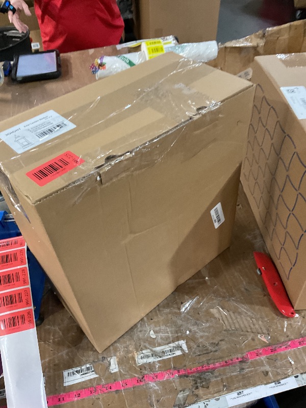 Photo 1 of ***(MINOR DAMAGE/ SEE NOTES)***JOHUNT Lanterns Decorative Indoor, 2 Pack Black Outdoor Lantern with Timer, 14" Lantern Waterproof with Battery Operated Candle, Outdoor Hanging Lanterns for Porch, Patio, Wedding Decor