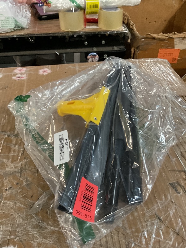 Photo 1 of *** PARTS ONLY****     Squeegee Broom for Floor, 18'' Heavy Duty Rubber Wiper with 60'' Long Handle for Bathroom Tile, Garage Concrete, Deck, Shower Glass, Window Cleaning
