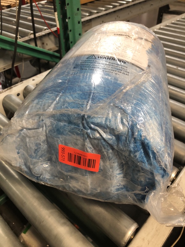 Photo 1 of ***FACTORY SEALED***Hutha 9x12 Large Area Rugs for Living Room, Super Soft Fluffy Modern Bedroom Rug, Tie-Dyed Dark Blue Indoor Shag Fuzzy Carpets for Girls Kids Nursery Room Home Decor