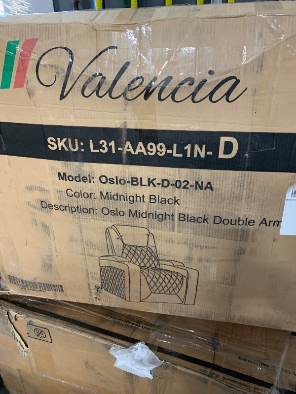 Photo 1 of ***FACTORY SEALED******TRUCK/TRAILER PICKUP ONLY***
Valencia Oslo Home Theater Seating(Midnight Black)
