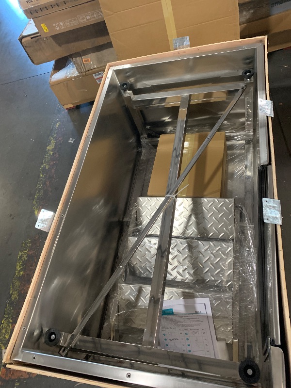 Photo 1 of ***FACTORY SEALED******TRUCK/TRAILER PICKUP ONLY***
DWVO Professional Pet Dog Bathing Station for Grooming, 50'' Dog Grooming Bathtub with Left Stairs, Floor Grate, Faucet, Showerhead & Soap Holder for Large, Medium & Small Pets