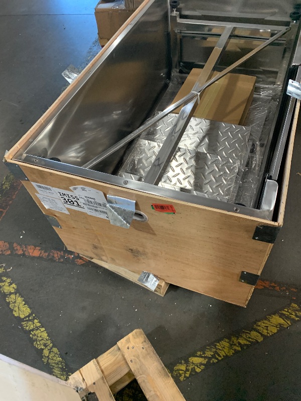 Photo 1 of ***FACTORY SEALED******TRUCK/TRAILER PICKUP ONLY***
DWVO Professional Pet Dog Bathing Station for Grooming, 50'' Dog Grooming Bathtub with Left Stairs, Floor Grate, Faucet, Showerhead & Soap Holder for Large, Medium & Small Pets