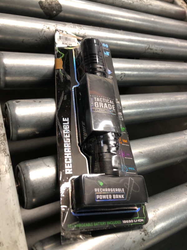 Photo 1 of ***(USED/ NOT ABLE TO TEST ITEM)***Promier Products LA-1000RFL-6/12 Tactical Flashlight, USB Rechargeable, 1000 Lumens