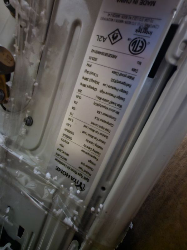 Photo 1 of ************THIS IS ONLY THE OUTDOOR PART OF THIS UNIT****************
YITAHOME 12000 BTU Mini Split Air Conditioner Heat Pump System, Wifi Enabled 20 SEER2 115V Inverter Ductless AC Cool Up to 750 Sq. Ft, Compatible with Alexa, Complete Installation Kit,