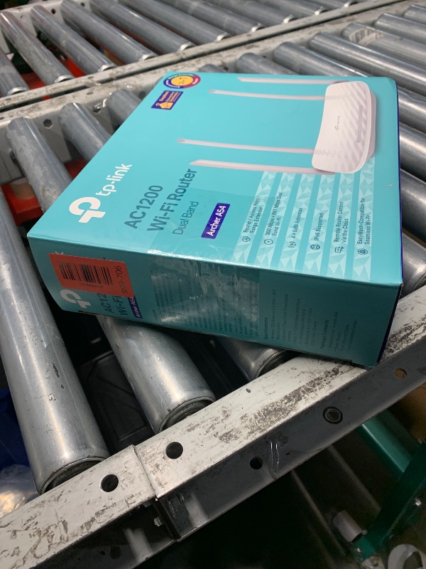 Photo 1 of ***(USED/ UNABLE TO TEST ITEM)***TP-Link AC1200 WiFi Router (Archer A54) - Dual Band Wireless Internet Router, 4 x 10/100 Mbps Fast Ethernet Ports, EasyMesh Compatible, Support Guest WiFi, Access Point Mode, IPv6 & Parental Controls