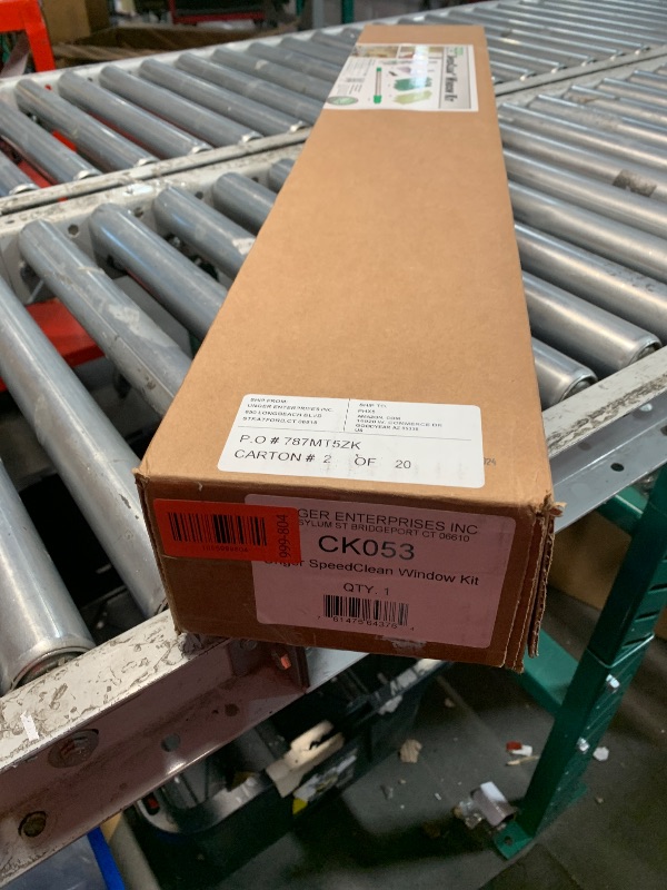 Photo 1 of ***FACTORY SEALED*** 72 in. Aluminum Squeegee Extension Pole Indoor Window Cleaning Kit with 8 in. Pad Holder
