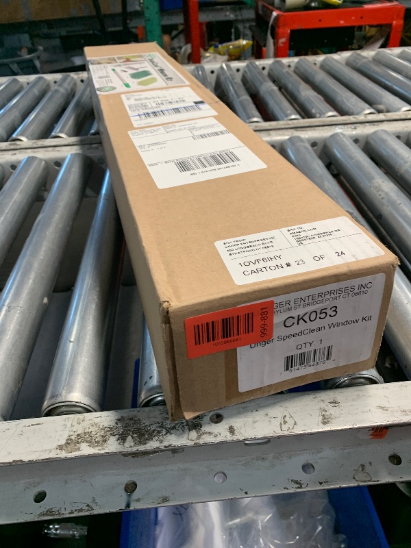 Photo 1 of ***FACTORY SEALED*** 72 in. Aluminum Squeegee Extension Pole Indoor Window Cleaning Kit with 8 in. Pad Holder
