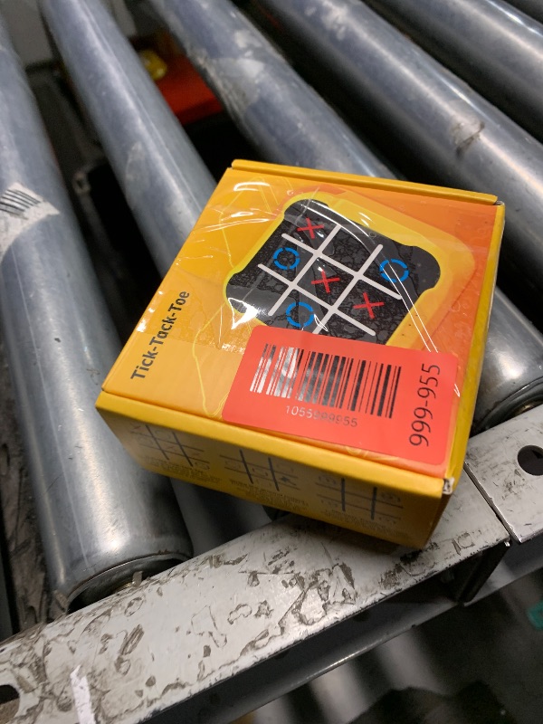 Photo 1 of ***MISSING BATTERIES*** VISREFUR Tic Tac Toe Game, 3-in-1 Board Game Machine, Handheld Electronic Puzzle Game, Portable Travel Game for Trip, Office Break, Queue Time, Birthday Gift for Kids Adult