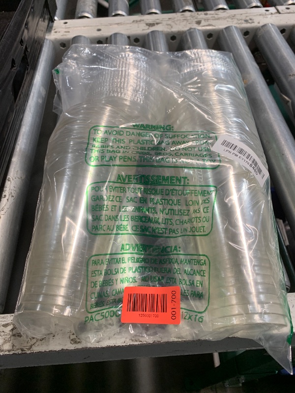 Photo 1 of [24oz, 50 pack] Compostable Cups with Lids – Made from Plants- Cups with strawless snap-open sipper lids - Green Eco Friendly Alternative to Clear Plastic Cups with Lids…