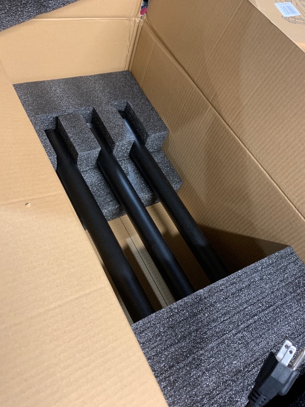 Photo 1 of (used)(not working)(sold for parts/repair) EAST OAK 1500W Electric Patio Heater, Indoor/Outdoor Standing Heater with Nano Glass-Ceramic