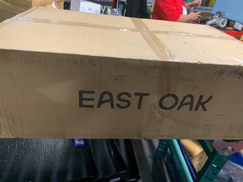 Photo 1 of (used)(not working)(sold for parts/repair) EAST OAK 1500W Electric Patio Heater, Indoor/Outdoor Standing Heater with Nano Glass-Ceramic