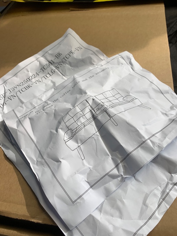 Photo 1 of ***STOCK PHOTO FOR REFERENCE ONLY*** Flamaker Futon Sofa Bed Modern Folding Futon Set Convertible Recliner Lounge for Living Room with 2 Cup Holders, Removable Armrests (PU Leather, Black)