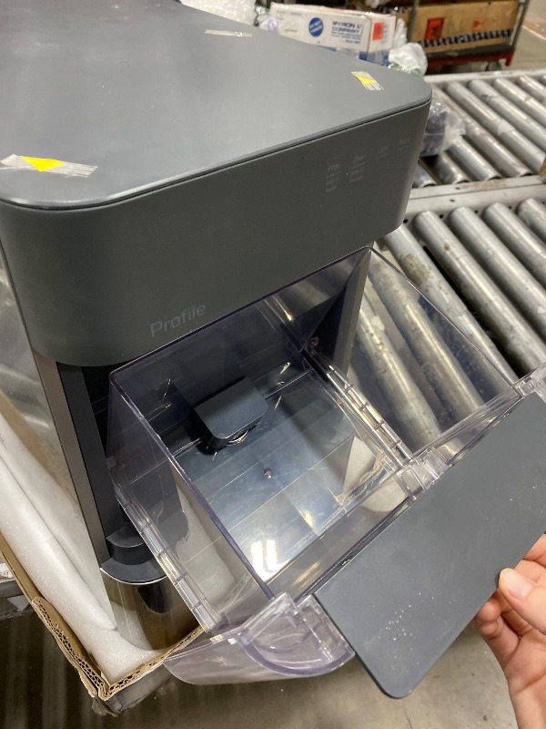 Photo 1 of ***FACTORY SEALED***GE Profile Opal 2.0 XL with 1 Gallon Tank, Chewable Crunchable Countertop Nugget Ice Maker, Scoop included, 38 lbs in 24 hours, Pellet Ice Machine with WiFi & Smart Connected, Stainless Steel