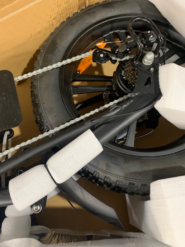 Photo 1 of ***FOR PARTS ONLY***Windone E2 Electric Bike for Adults, Full Suspension, 48V13Ah Removable Battery, Up to 28MPH & 46.6 Miles (PAS), 750W Ebike with All-Terrain 4.0" Fat Tires, Cruise Control, UL Certified, Moped E-Bike